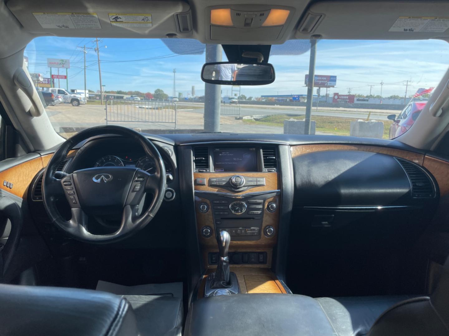 2012 Black INFINITI QX (JN8AZ2NE5C9) with an V8, 5.6 Liter engine, Automatic, 7-Spd transmission, located at 8008 Warden Rd, Sherwood, AR, 72120, (501) 801-6100, 34.830078, -92.186684 - Photo#14